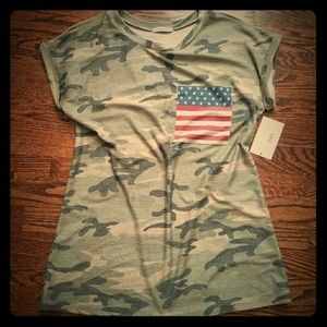 Proud American pocket tee